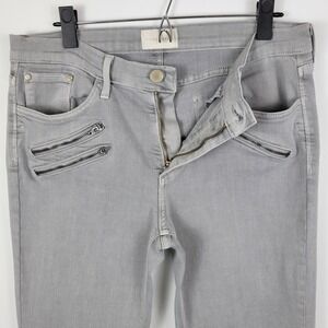 Gilded Intent Jeans Womens 31R Gray Stretch Rayon Blend Made in USA